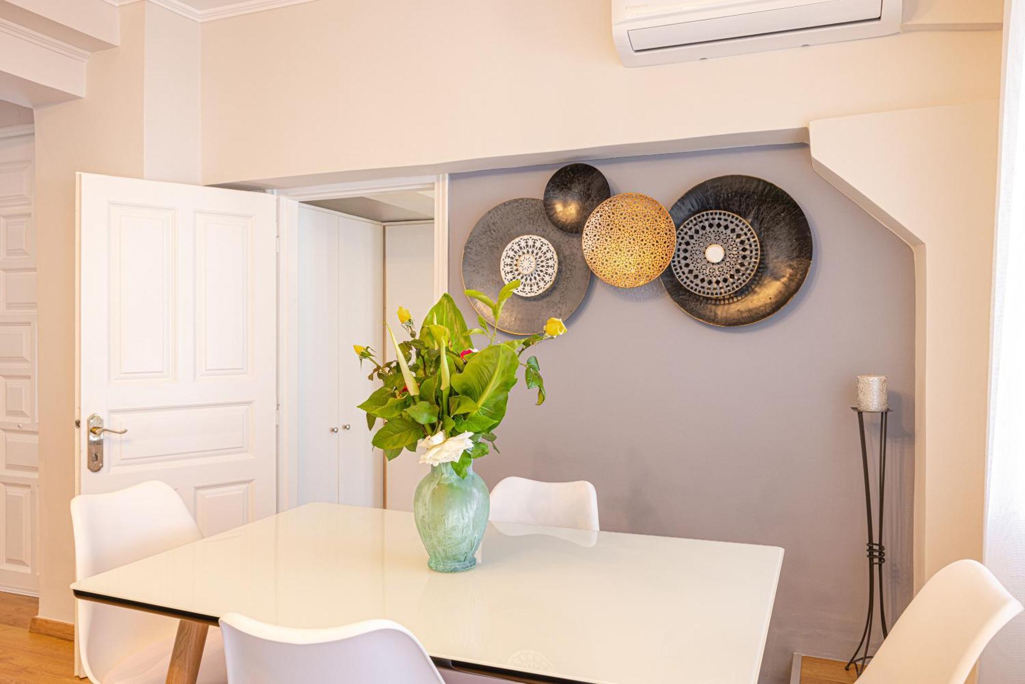 Pythagorio Blue Street Apartment With Balcony Exterior photo